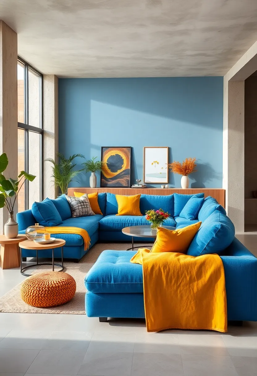 Mix in ‌complementary colors‌ like mustard yellow or burnt orange through accessories⁣ for​ a ‍vibrant contrast