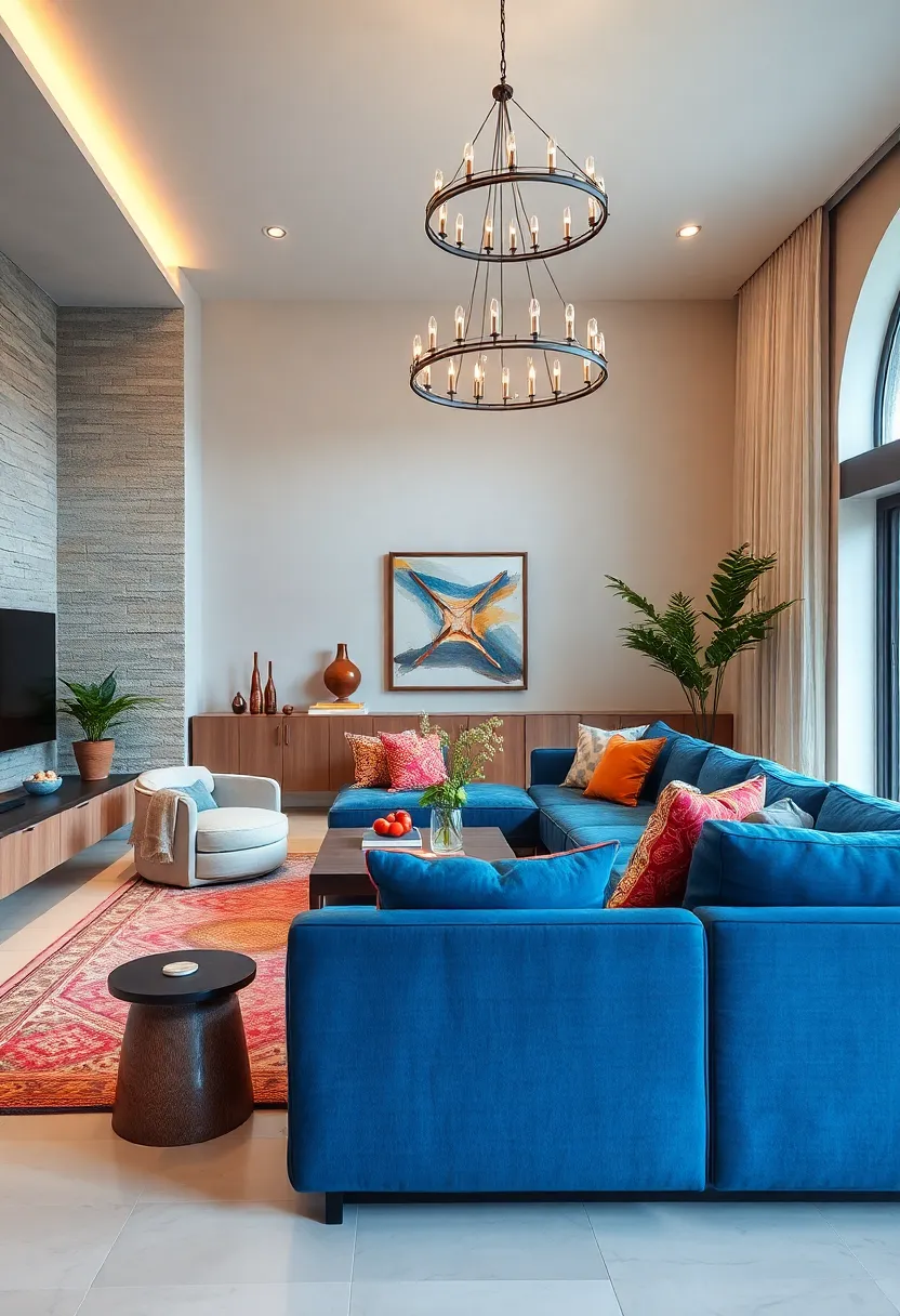 Select a statement chandelier or pendant light that draws the eye upward and balances ‌the room