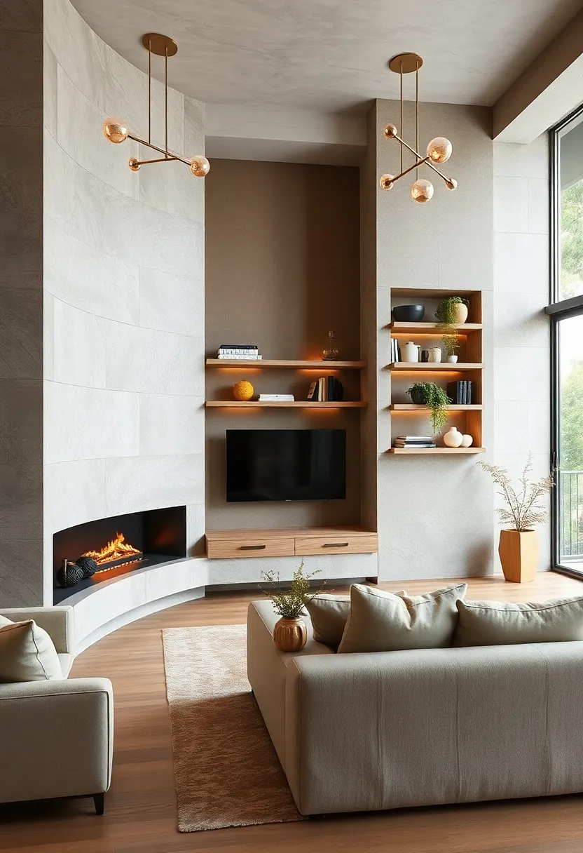 Choose floating‌ shelves with clean lines to ⁢maintain a light and spacious atmosphere in your living room