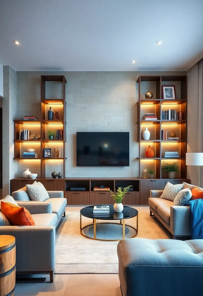 Design your⁢ shelves to accommodate ⁤mixed heights, perfect for oversized vases ⁢and stacked ‌books alike