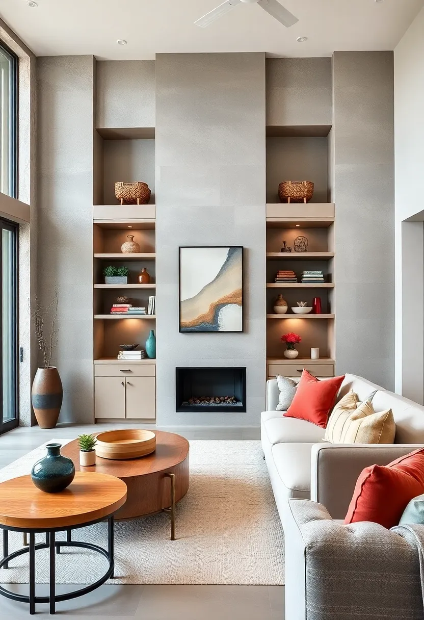 Incorporate baskets and decorative ‍boxes in your built-ins to‌ keep smaller items⁤ organized and out‍ of sight