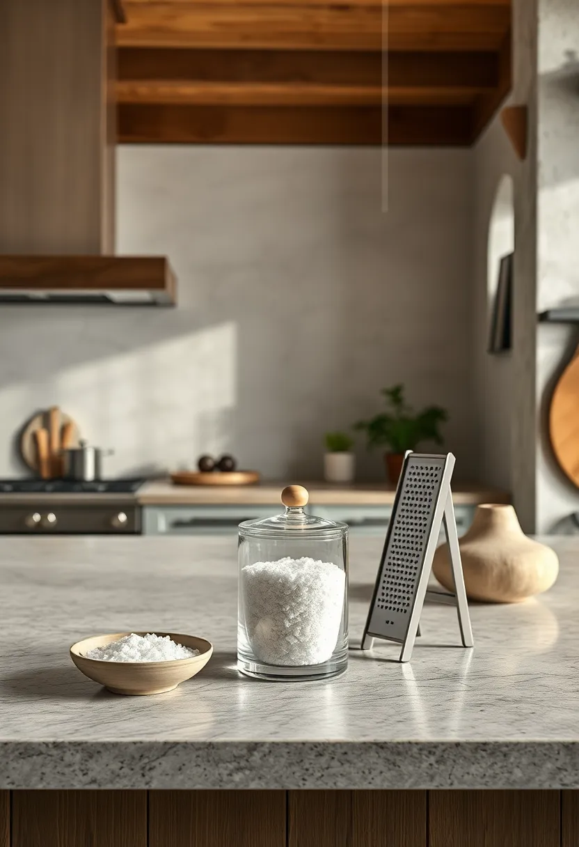 Artisan Salt Cellar with Microplane Grater – ⁣Elevate seasoning with rustic charm and ⁤precision