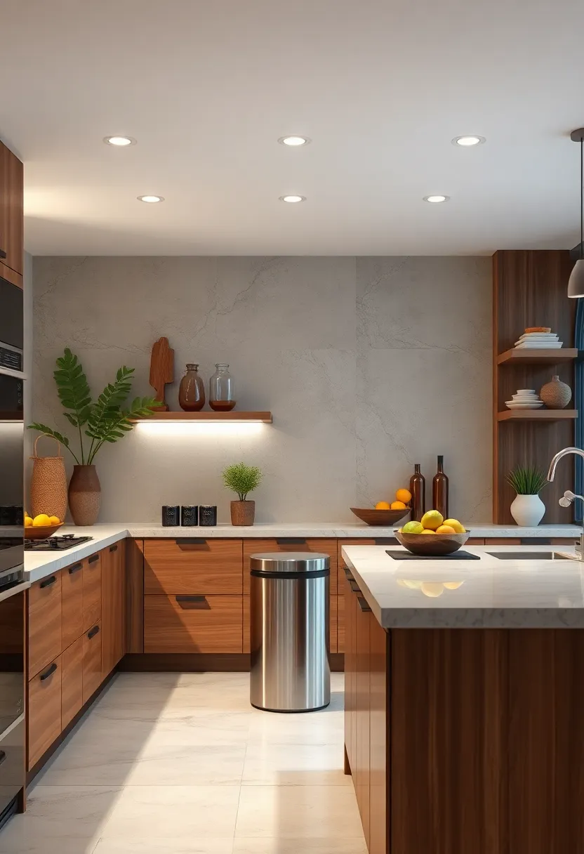 touchless Trash Can with Stainless Finish – Hygienic waste disposal with a sleek profile