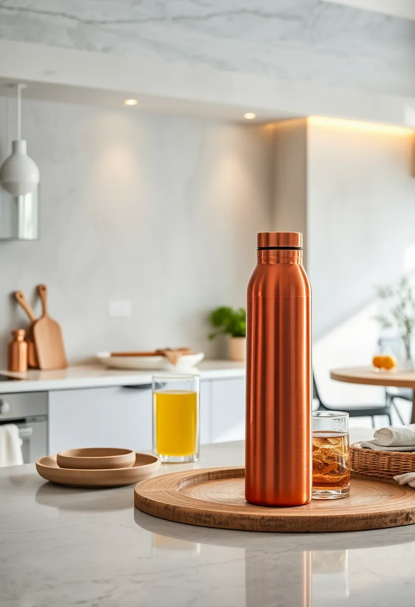 Triple-Insulated Stainless ⁢Steel Water Bottle – Keep drinks hot or cold with stylish practicality