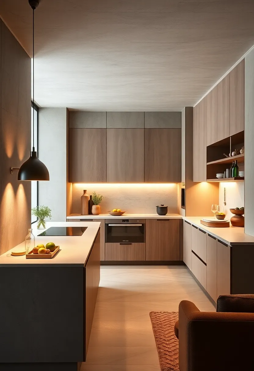 Seamless cabinetry with ⁤push-to-open mechanisms that hide appliances for a clutter-free look