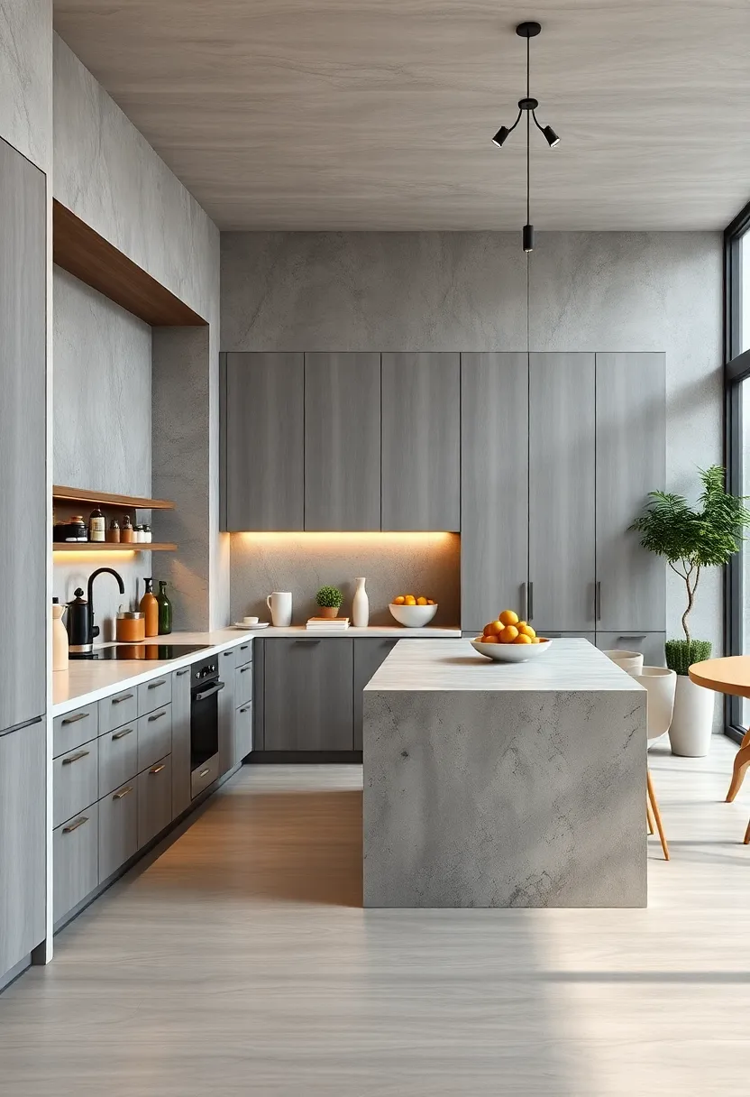 Seamlessly⁢ integrated pull-out ‌pantry cabinets ‌that disappear into the‍ wall