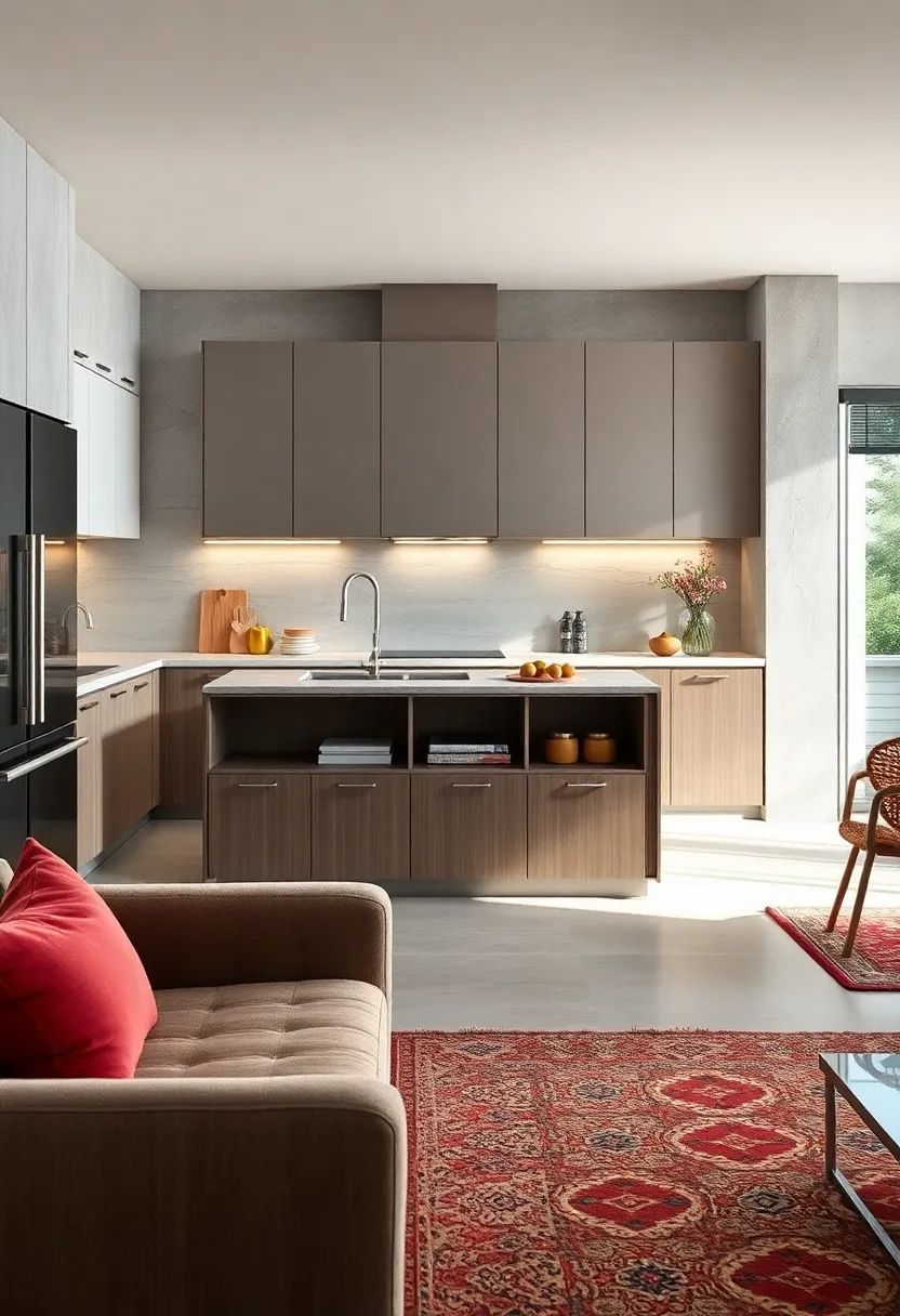 cabinets with recessed⁢ handles that eliminate hardware protrusions, enhancing ⁤sleekness