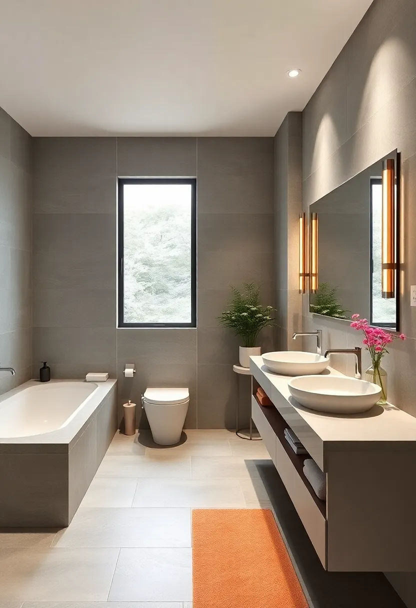 Incorporate floating ‌vanities ⁢to⁣ maintain an airy ⁣and spacious​ feel