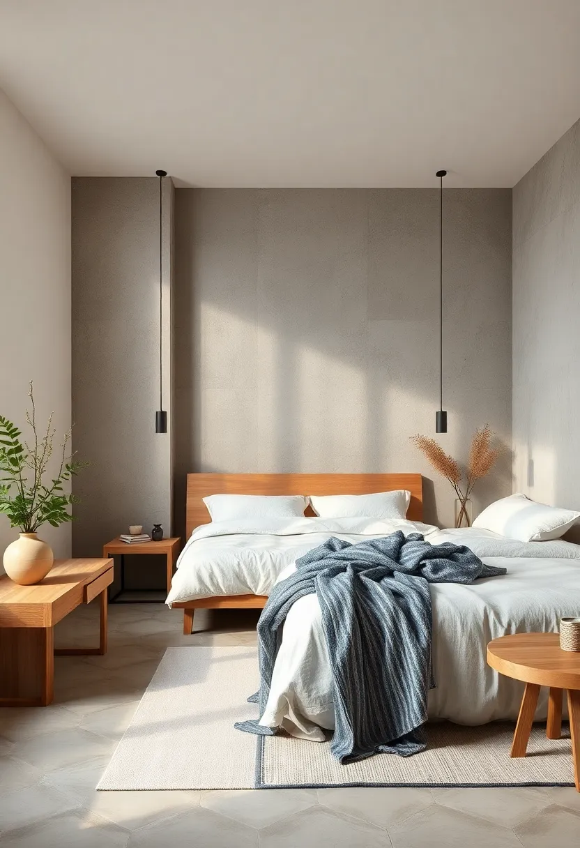 incorporate Natural Materials Like Wood and Linen for Warmth