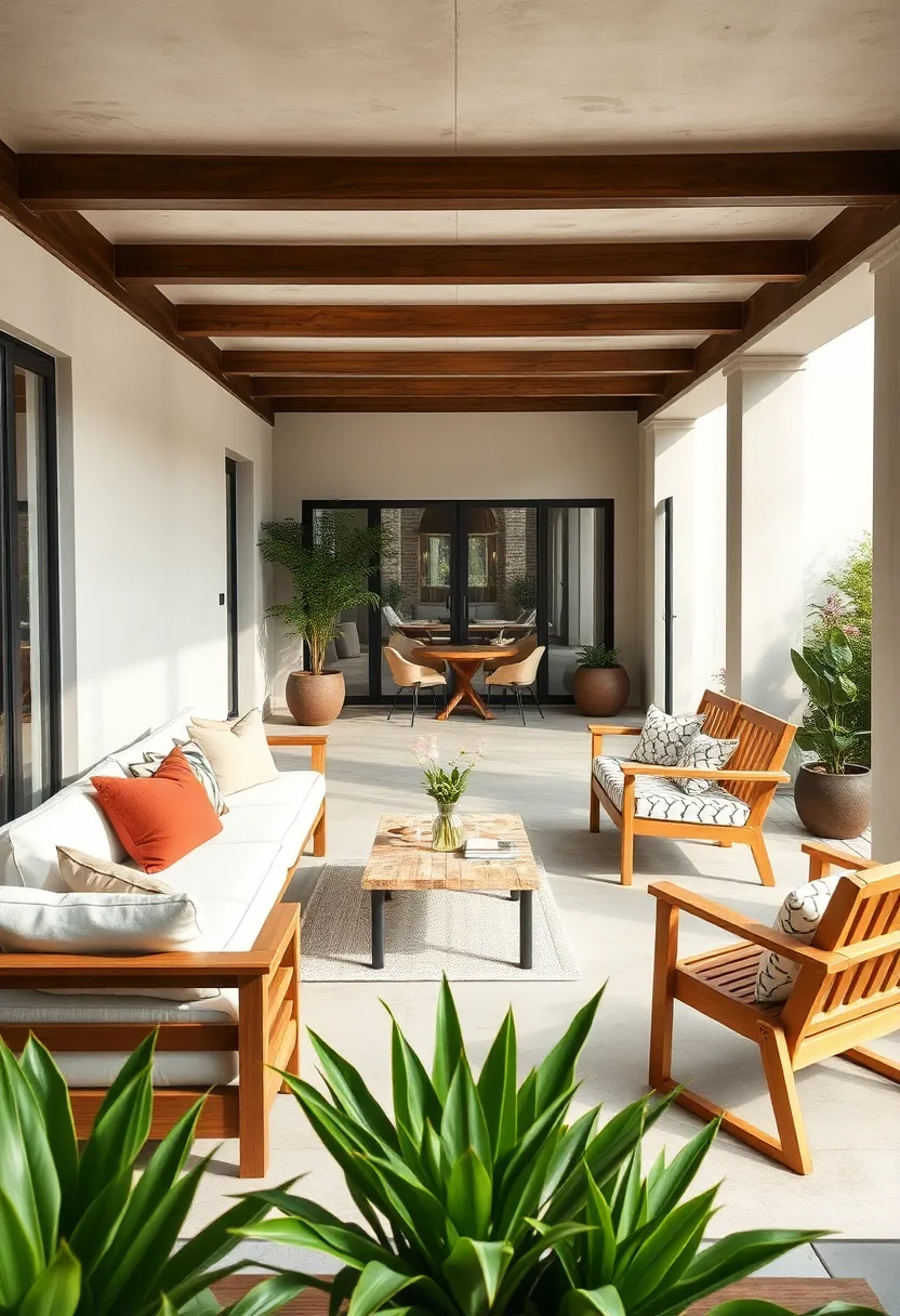 Embrace Neutral ⁢Tones with Sleek‍ Wooden Furniture