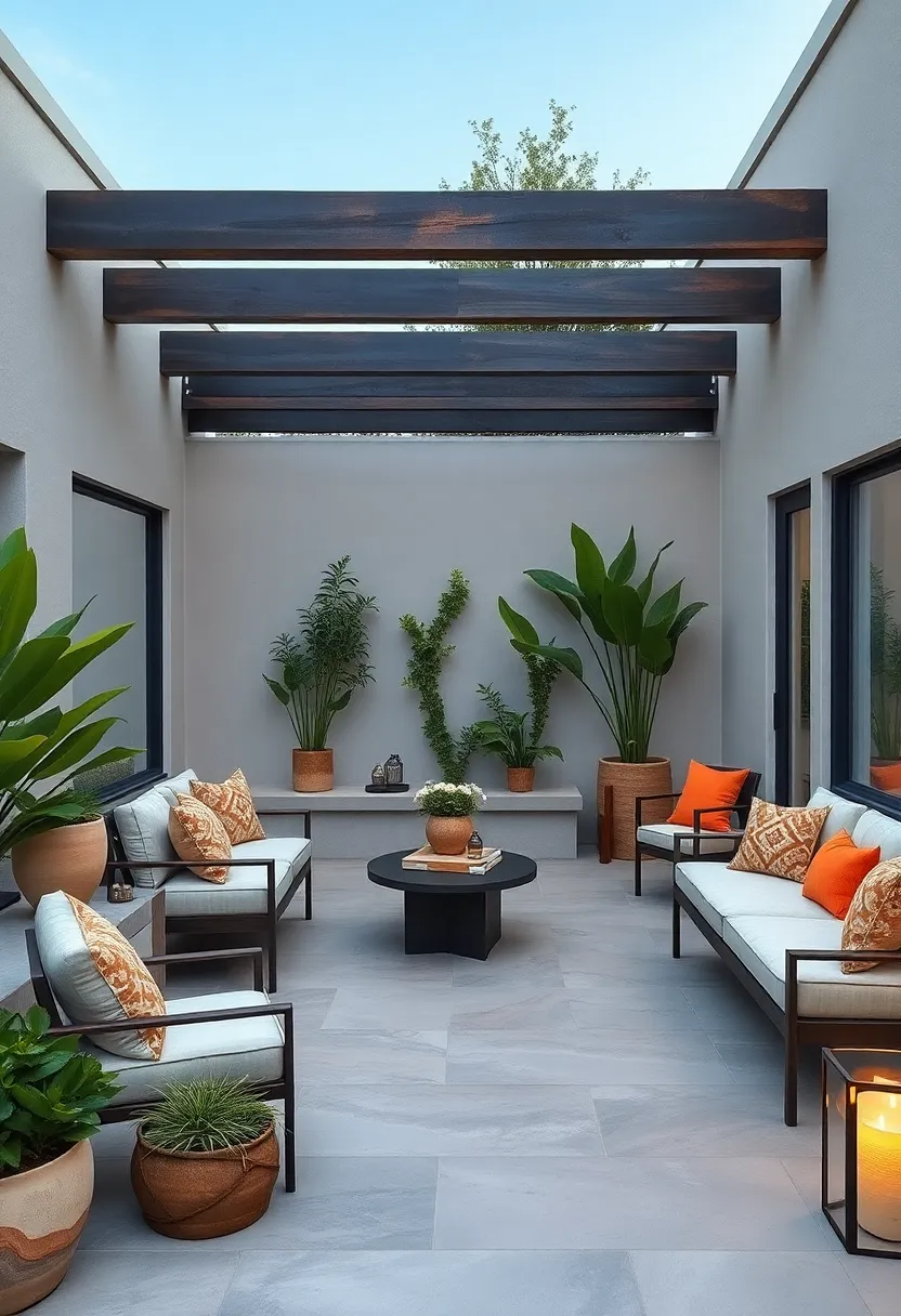 Incorporate Built-In Benches to Reduce Clutter