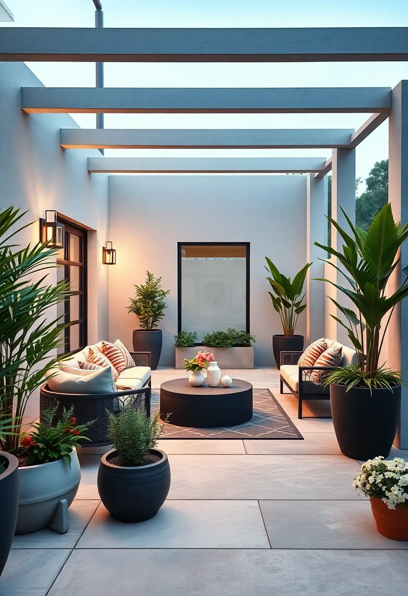 Select Matte Finish Planters ⁢to Avoid⁤ Visual Noise