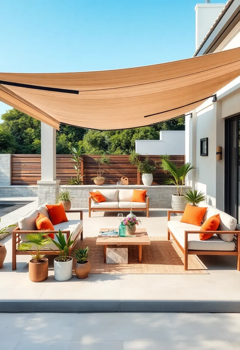 use Retractable⁢ Awnings to Keep the Space Open ‍but Shaded