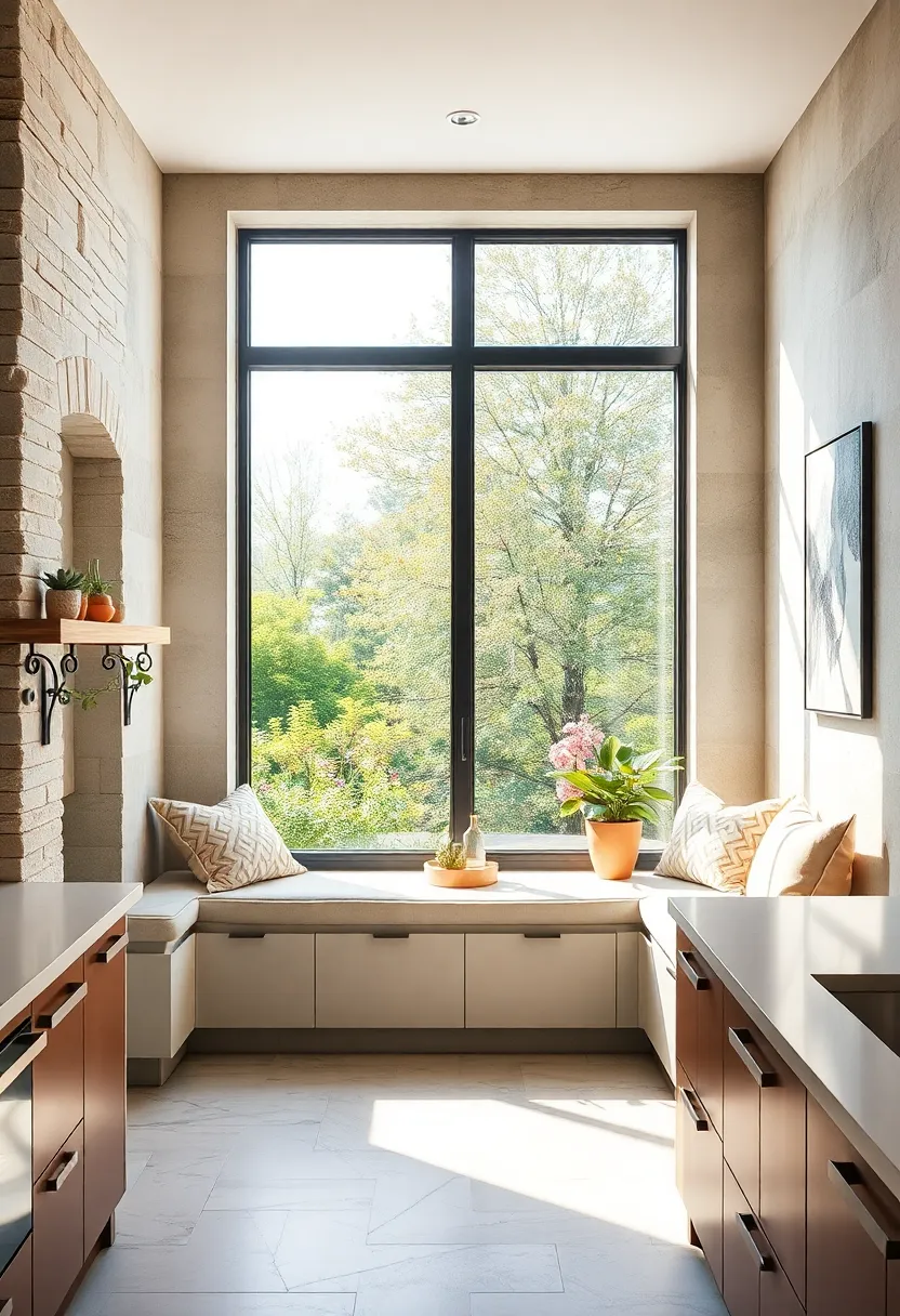 Bay Windows with ​Built-In Seating ‌to Combine‍ Function ‍and style