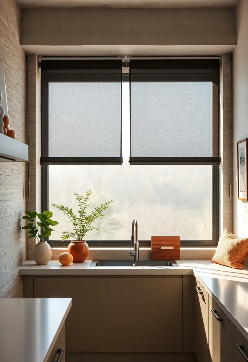 Blackout Curtains Paired with Large Windows for ⁢Balanced Ambiance