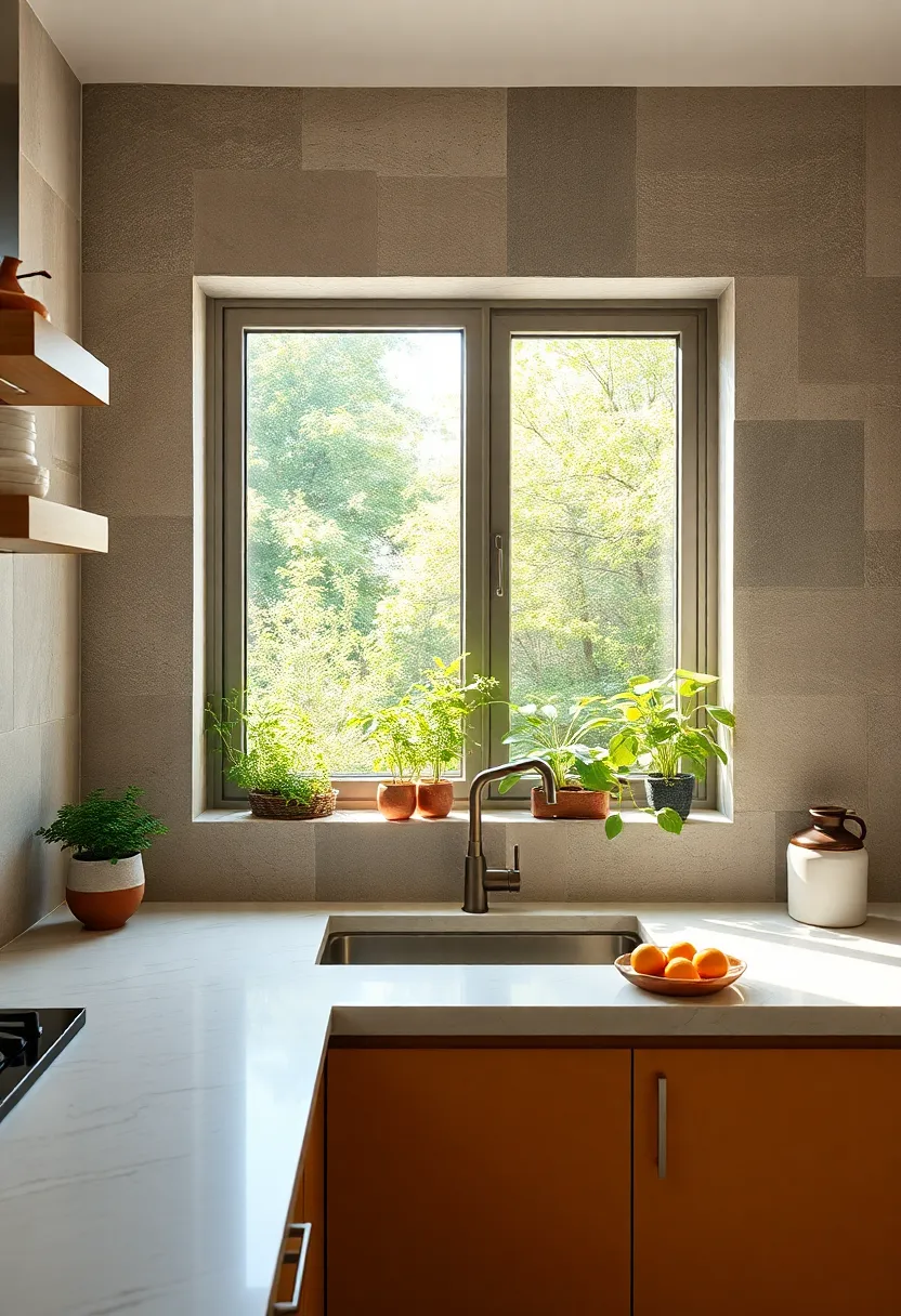 Integrated Herb Garden Windowsills Bringing Greenery Into the Cooking Space