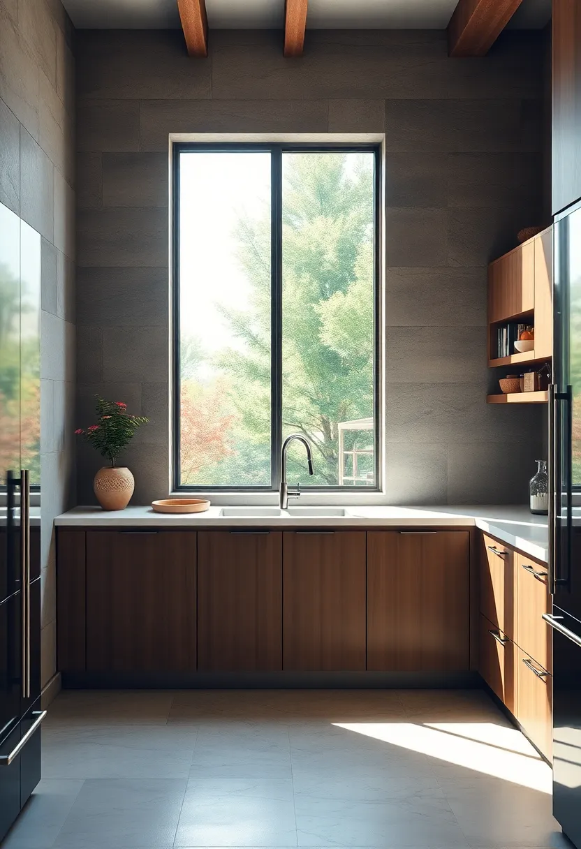 Narrow Vertical windows ⁢Placed ‍Strategically for accent ​Lighting