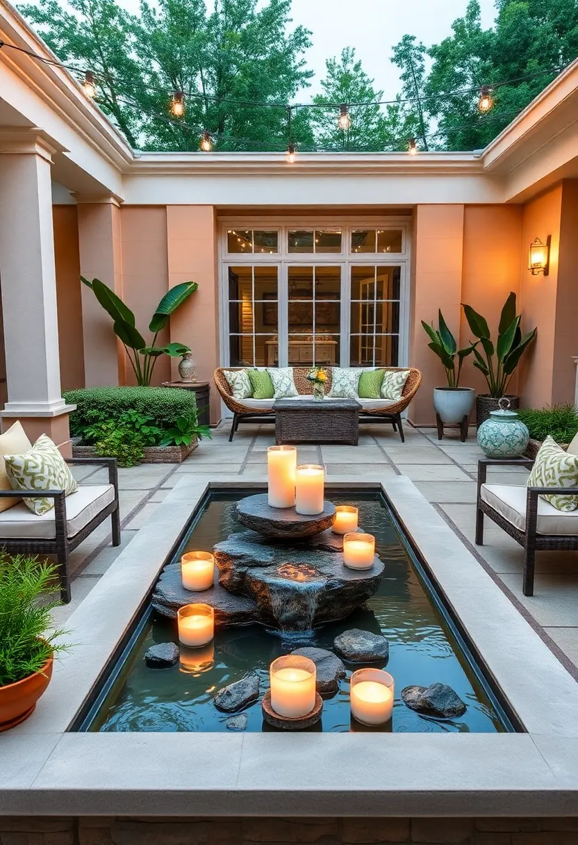 Water⁤ Table⁤ with Floating Candles – Design a ⁢shallow water table that doubles as a centerpiece for floating candles during outdoor gatherings