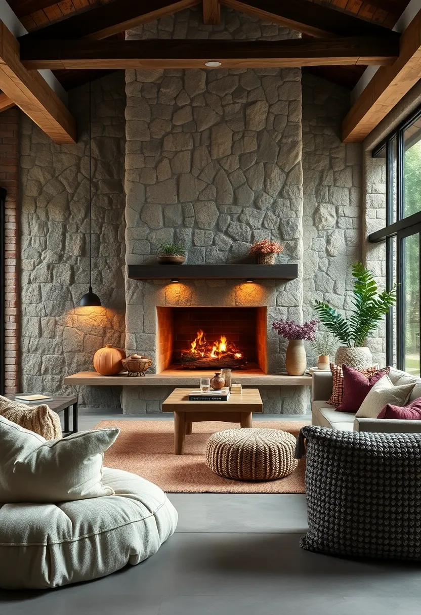 Opt⁤ for handwoven or knitted ‌poufs and floor‍ cushions to enhance the informal⁣ vibe