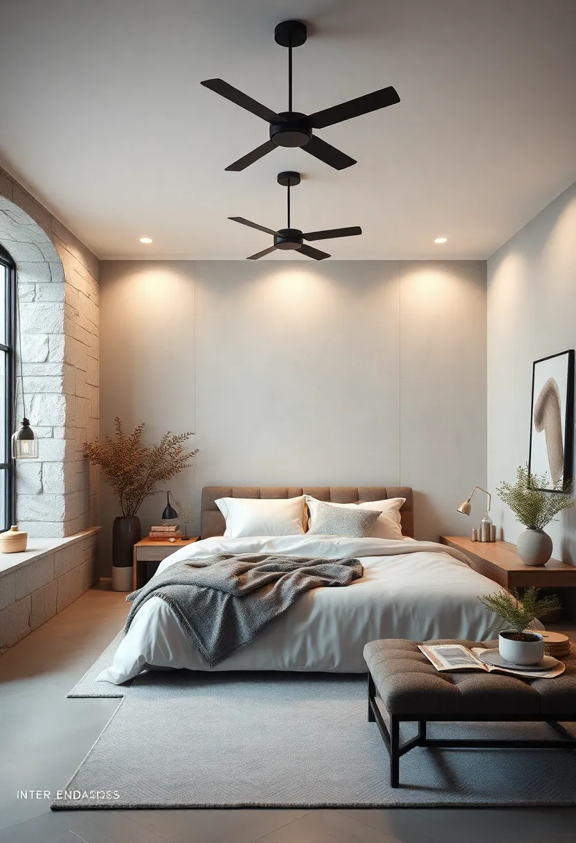 Blend matte black fixtures with soft pastel tones in the bedroom ‍for a contemporary⁣ yet⁤ cozy ​effect