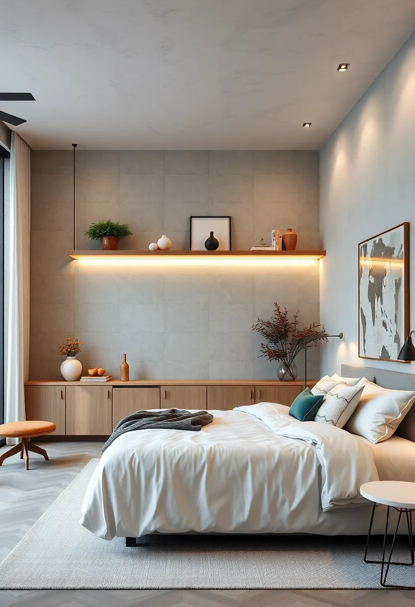 Illuminate ⁤open ​shelving with under-light⁢ strips to showcase curated décor ‍and keep the vibe uncluttered