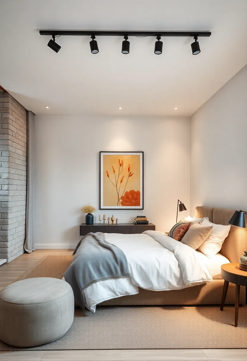 Install track lighting with adjustable heads to focus light on artwork ⁢or design elements without altering the ⁢room’s simplicity