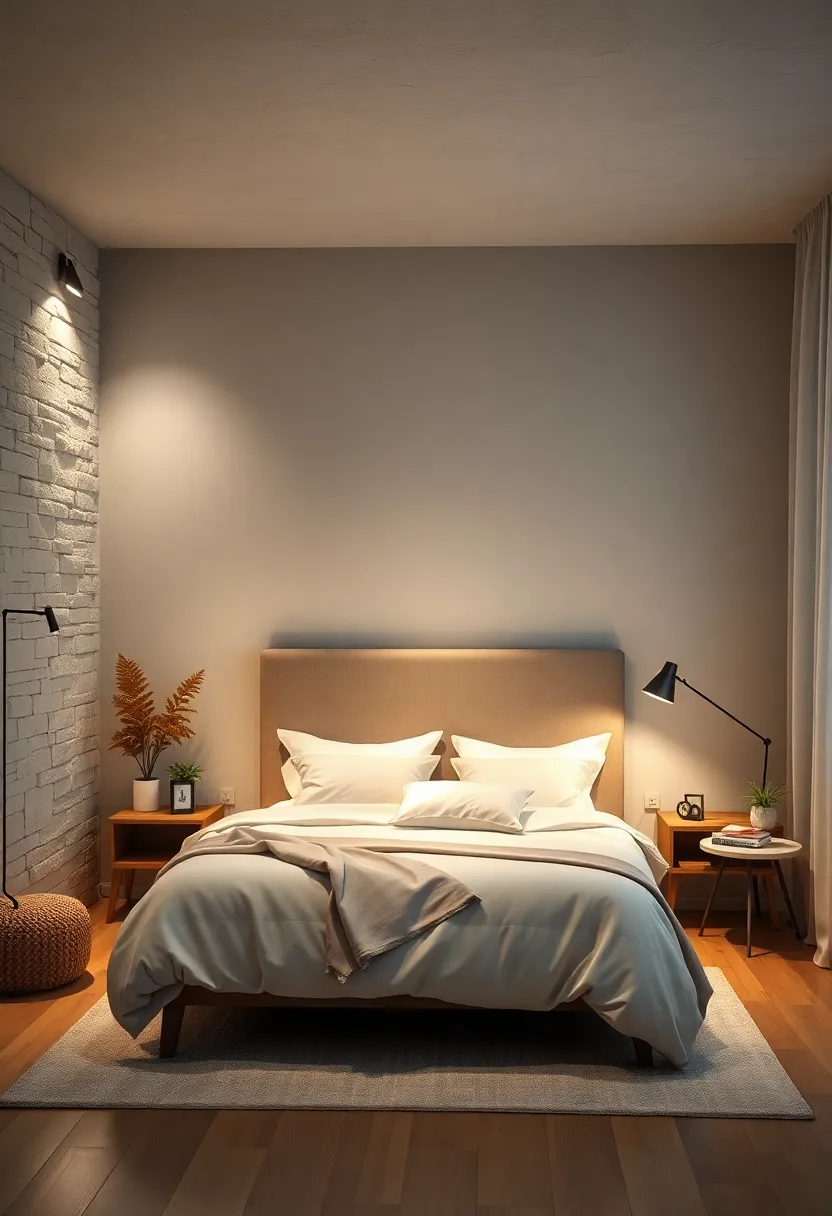 Layer different light sources, ⁢such as table lamps and⁢ dimmable overhead lights,‍ to customize the room’s mood