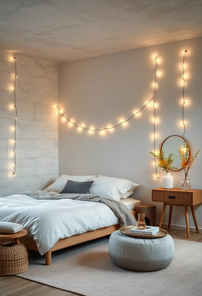 Use warm-toned LED ⁢fairy lights draped over light-colored walls to create a cozy, whimsical atmosphere