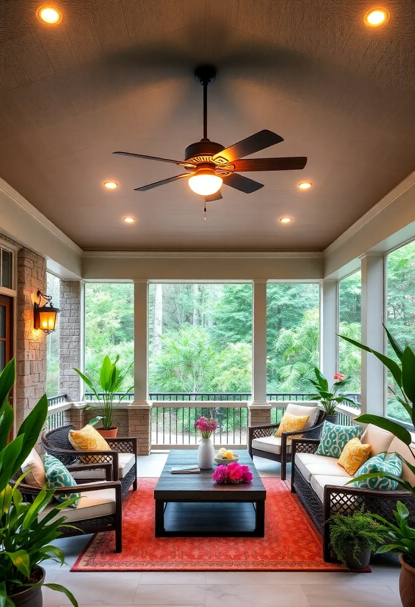 Ceiling‍ Fan with Integrated Lights: Combine function and‍ style with a sleek fan that keeps‍ air flowing and illuminates gently