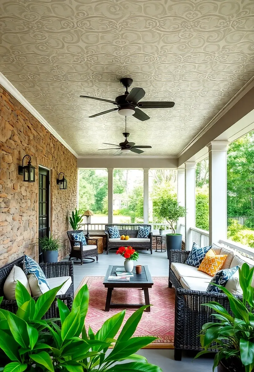 Painted Intricate Stencils: Introduce artistry ‍and subtle​ pattern with hand-painted or stenciled ceiling designs