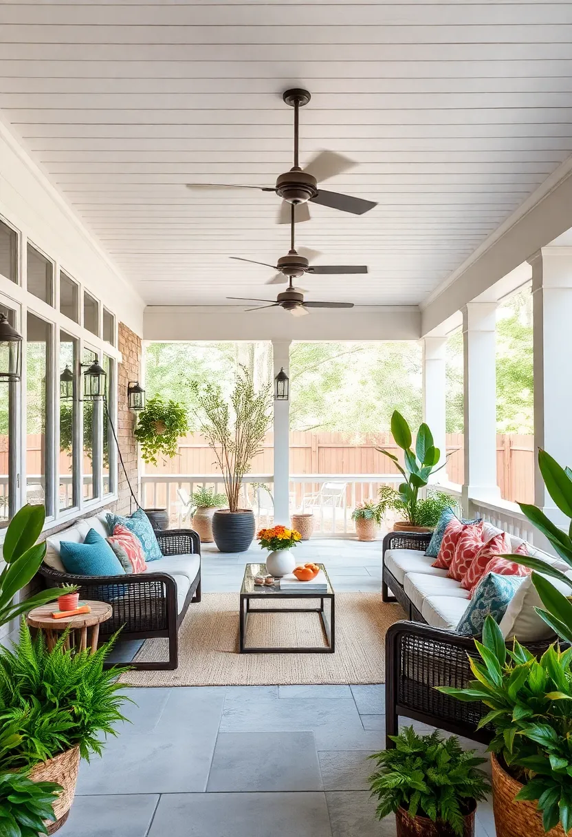 Whitewashed Wood Planks: Brighten the porch with‌ a calming,beachy vibe using softly whitewashed surfaces