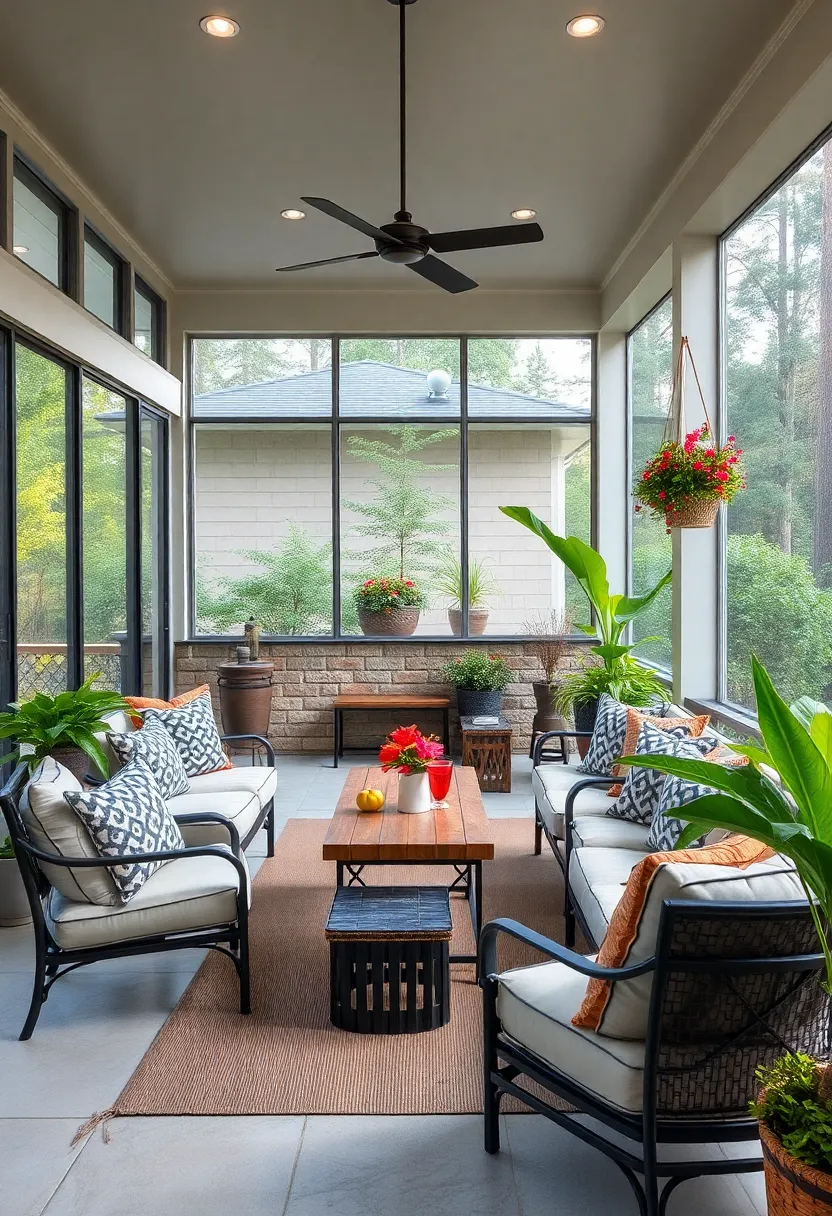Industrial Chic Spot: Metal frames paired with rustic wood tables and leather ​cushions create a stylish yet comfortable lounge⁤ perfect for⁢ casual conversations