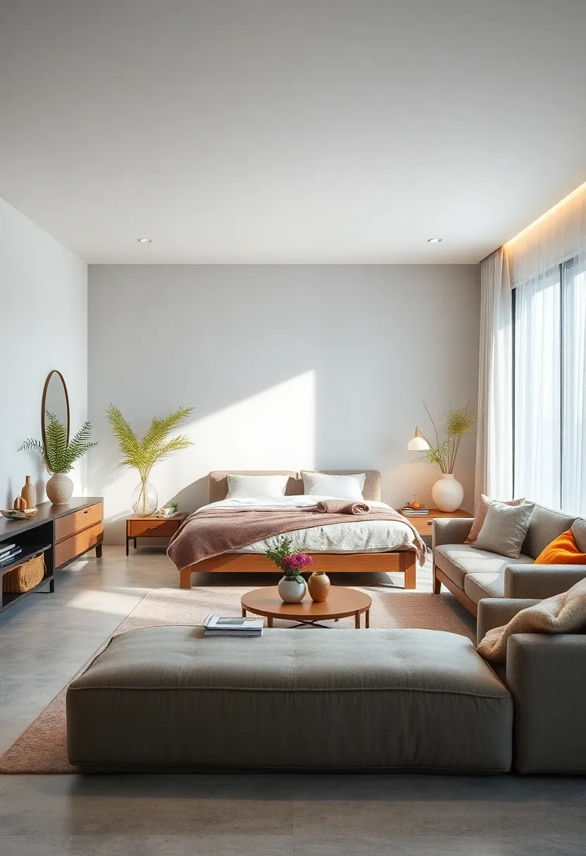 Position furniture to​ maximize⁢ floor space and promote easy movement throughout the room