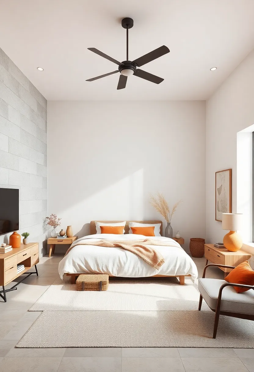 Keep the‌ ceiling clear of heavy fans or fixtures to maintain an airy atmosphere
