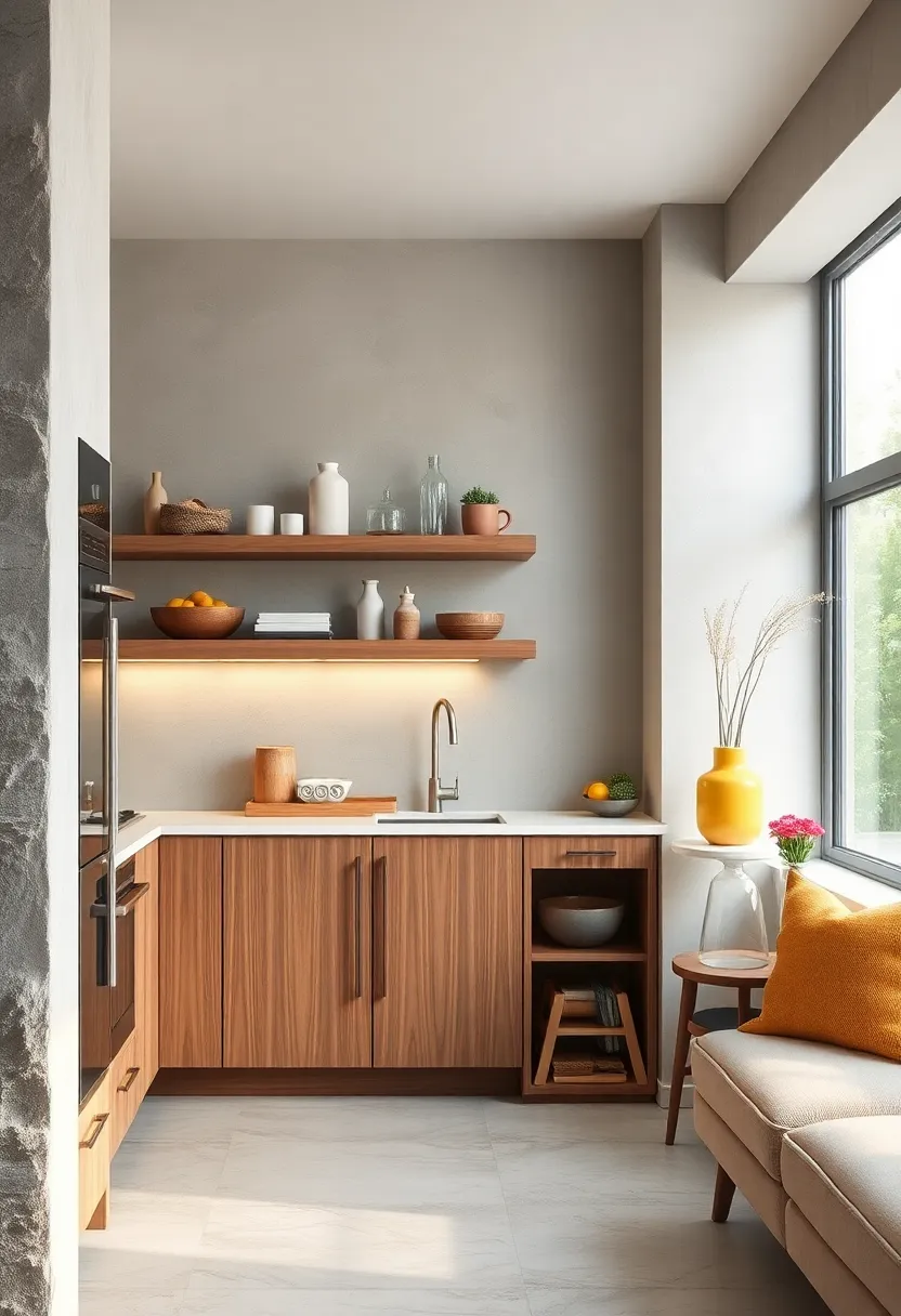 Floating ⁢shelves that keep essentials‍ within ⁤reach while freeing up counter space