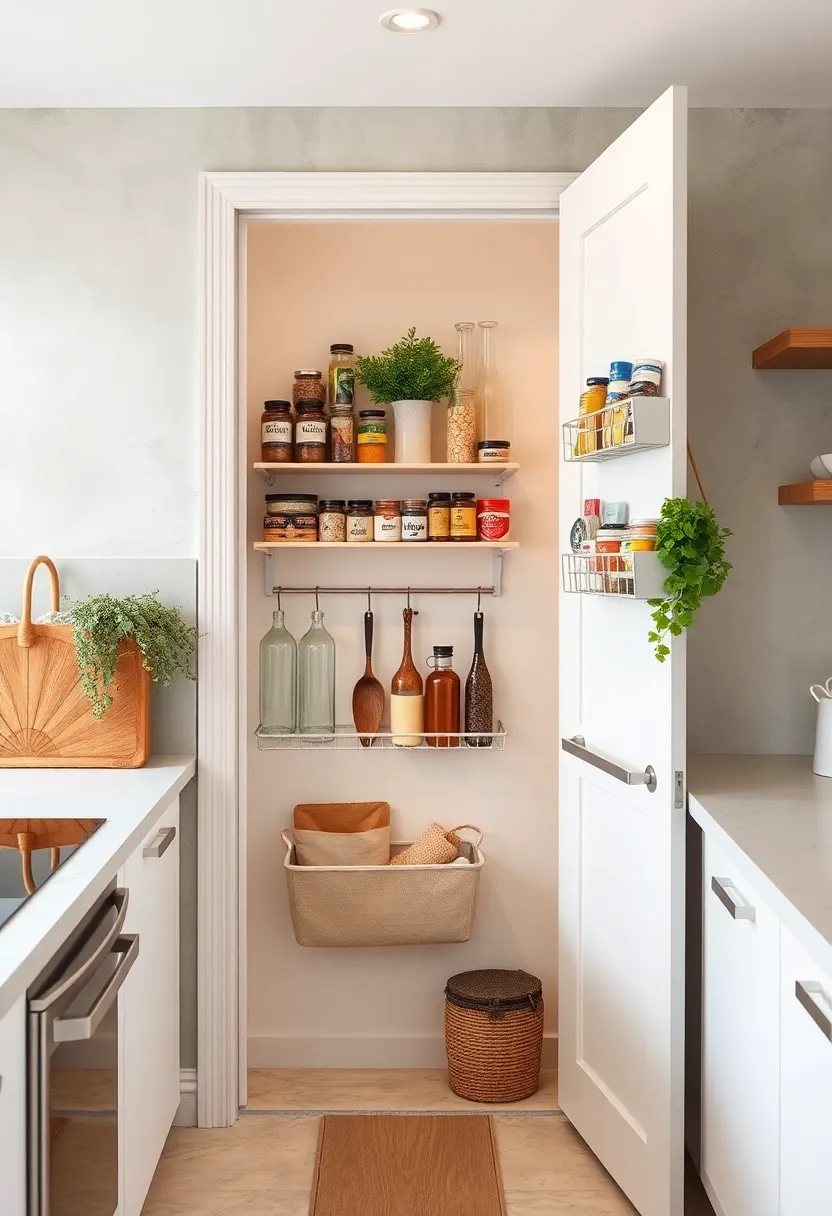 Over-the-door organizers perfect for spices,snacks,and small jars