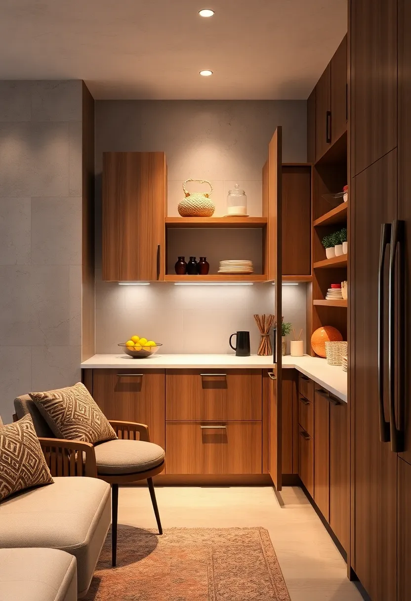 Pull-out pantry cabinets with‌ adjustable shelves⁢ for customizable storage