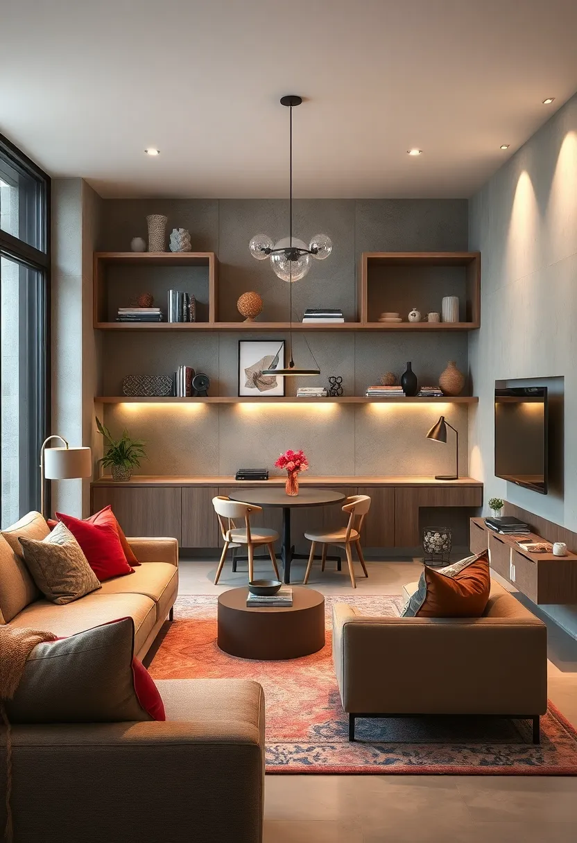 Use ‌open shelving to visually separate​ the living and dining areas without ⁢blocking light⁣ or space