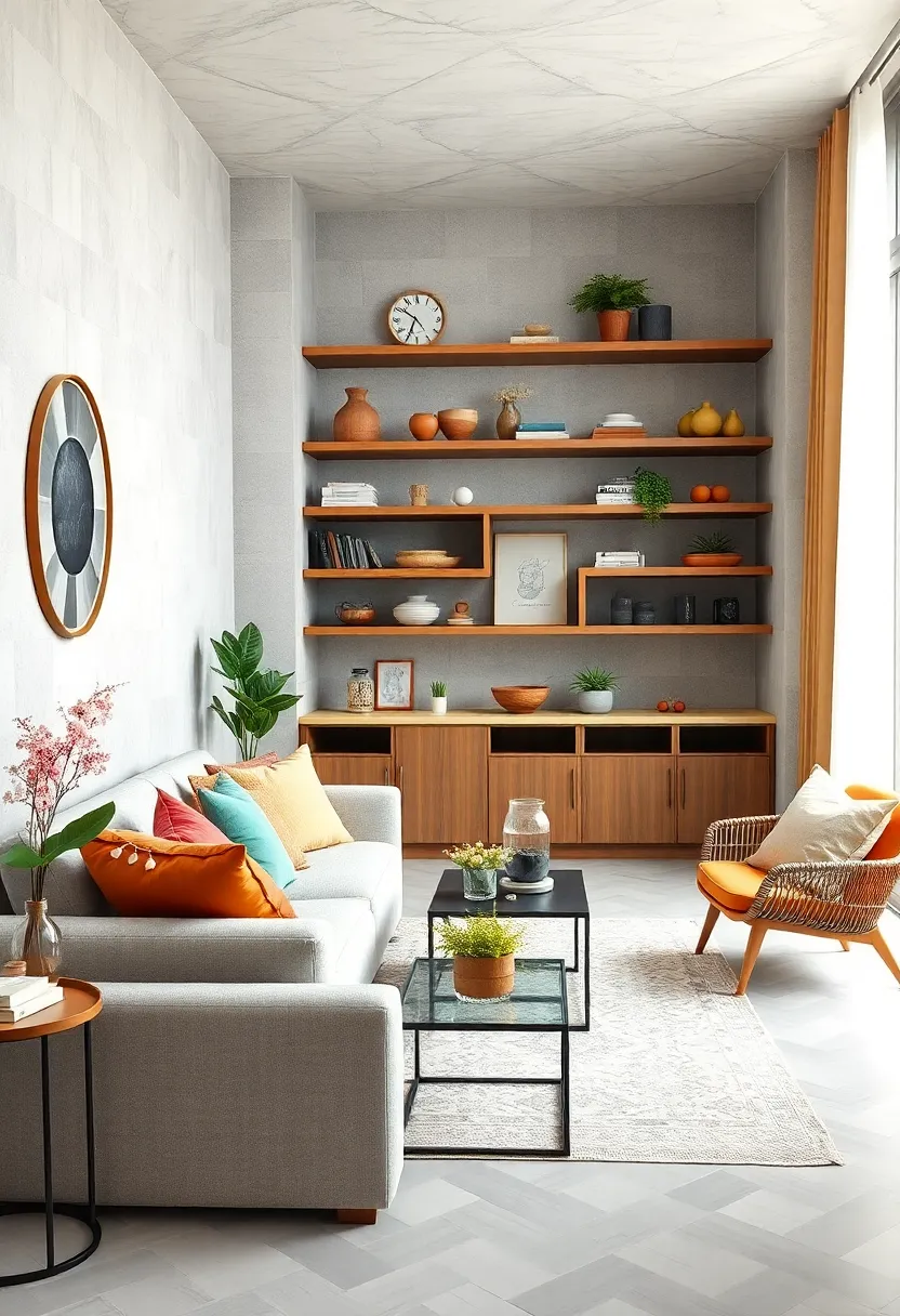 Use color-coordinated baskets ‍or boxes on shelves ⁤to keep the ⁢area ⁢organized and visually cohesive