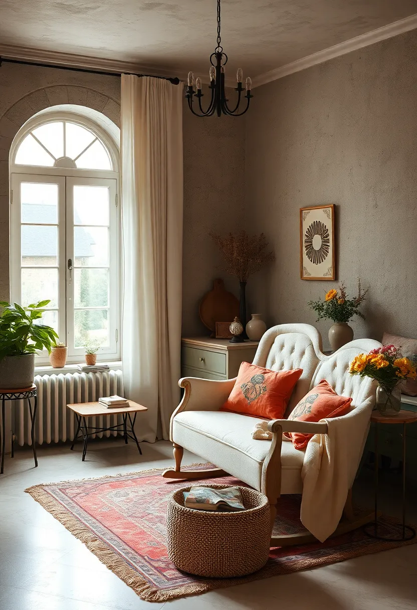 Integrate a pastel-colored⁢ rocking chair or settee for ⁣a cozy reading nook