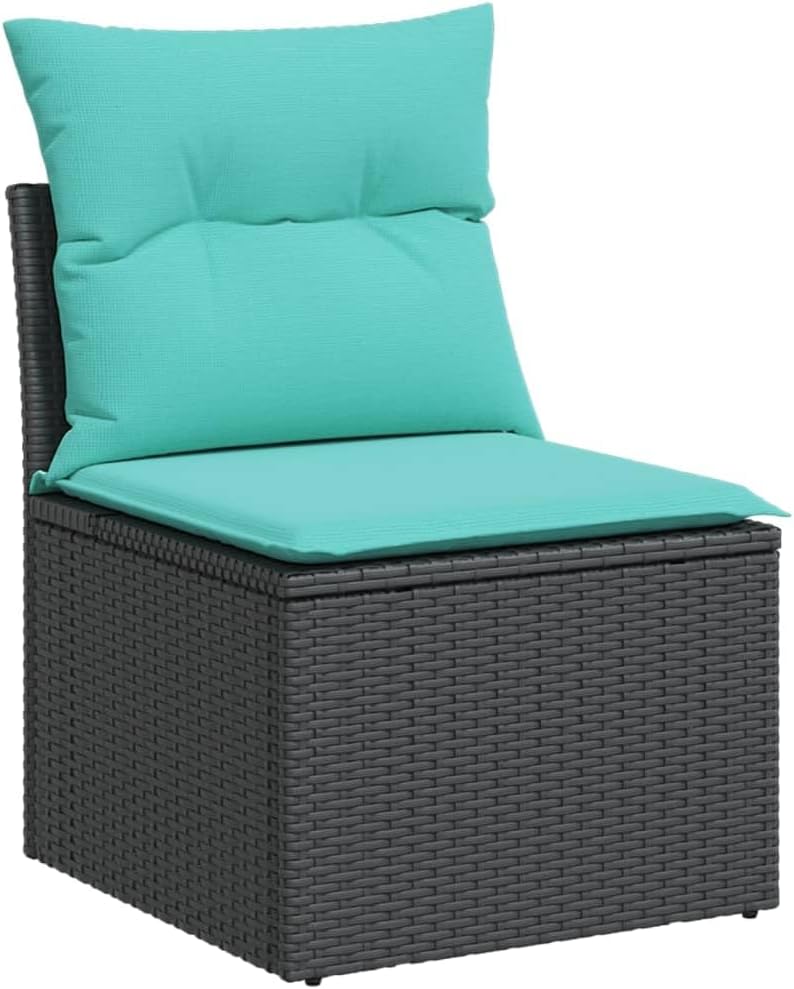 our Honest Take: Flexible & Cozy Black Poly Rattan Patio Chair