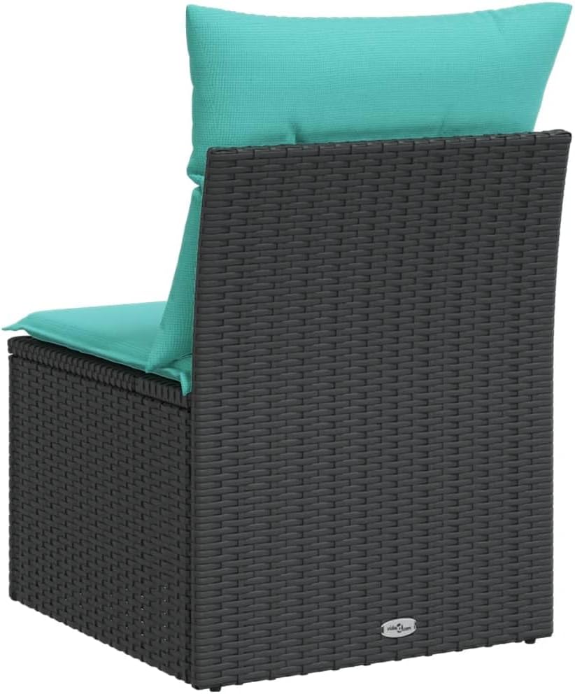 Our Honest Take: Flexible & Cozy Black Poly Rattan Patio Chair