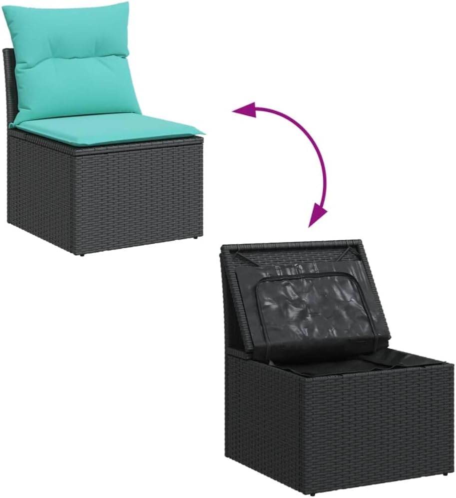 Our Honest Take: Flexible & Cozy Black Poly Rattan Patio Chair