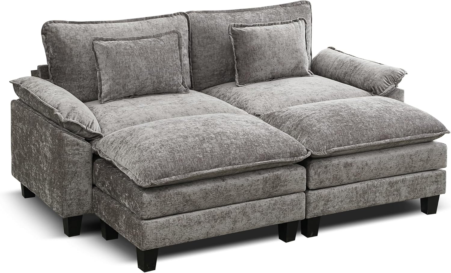 Our Honest Take on the URRED Comfy Cloud Modular Sofa</br>“></p>
<p>The fabric⁢ used on this⁤ sectional is‌ a delight⁤ to the senses-crafted from high-quality chenille that is both⁤ soft​ and ⁢skin-friendly. Its velvet-like texture invites you to sink in and relax, offering a gentle‍ touch that’s perfect for long hours of lounging. Beyond the softness, the fabric ⁤boasts excellent durability‍ thanks to its⁢ tightly woven fibers, which help resist wear while maintaining a luxurious ⁤feel. We noticed how the color ⁤holds up well under different lighting, adding a subtle sheen that elevates any living room ​setup.</p>
<p>Comfort is enhanced by the combination of the chenille overlay with a high-density sponge core, making each seat⁣ moderately firm yet plush​ enough to feel enveloping rather than stiff.The cushions provide balanced support suitable for ⁤both sitting and sleeping, complemented by thoughtful features like pillow-top armrests and reversible chaise options. Below is a quick overview of how the fabric and cushioning perform:</p>
<table class=