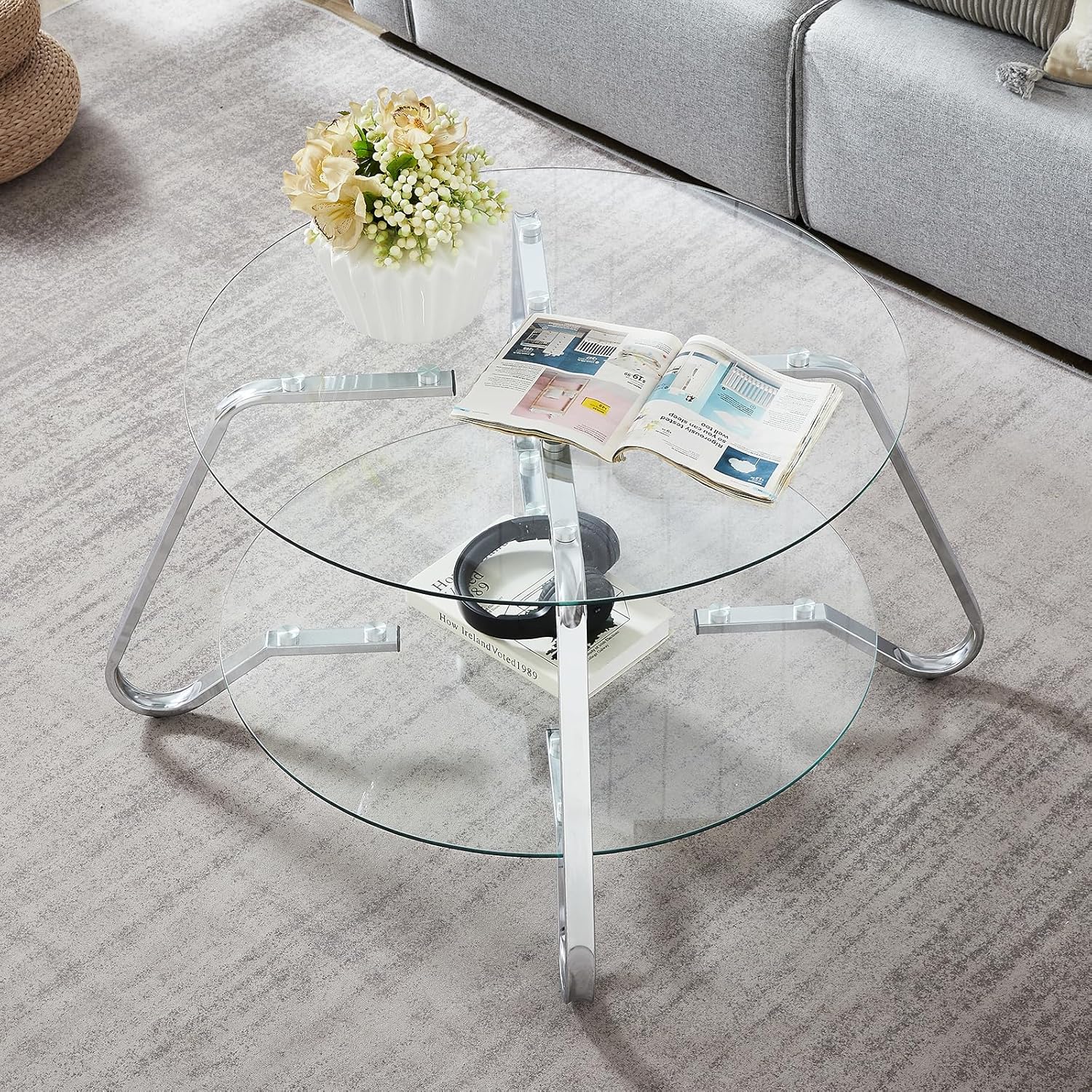 Our Honest ⁤Take on ​the HOMBAZAAR Glass Coffee⁣ Table's Modern Style