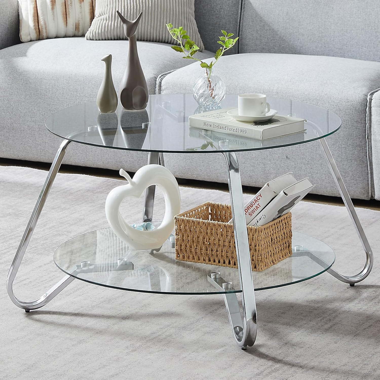 Our Honest Take ‍on the HOMBAZAAR Glass Coffee Table's Modern⁤ Style