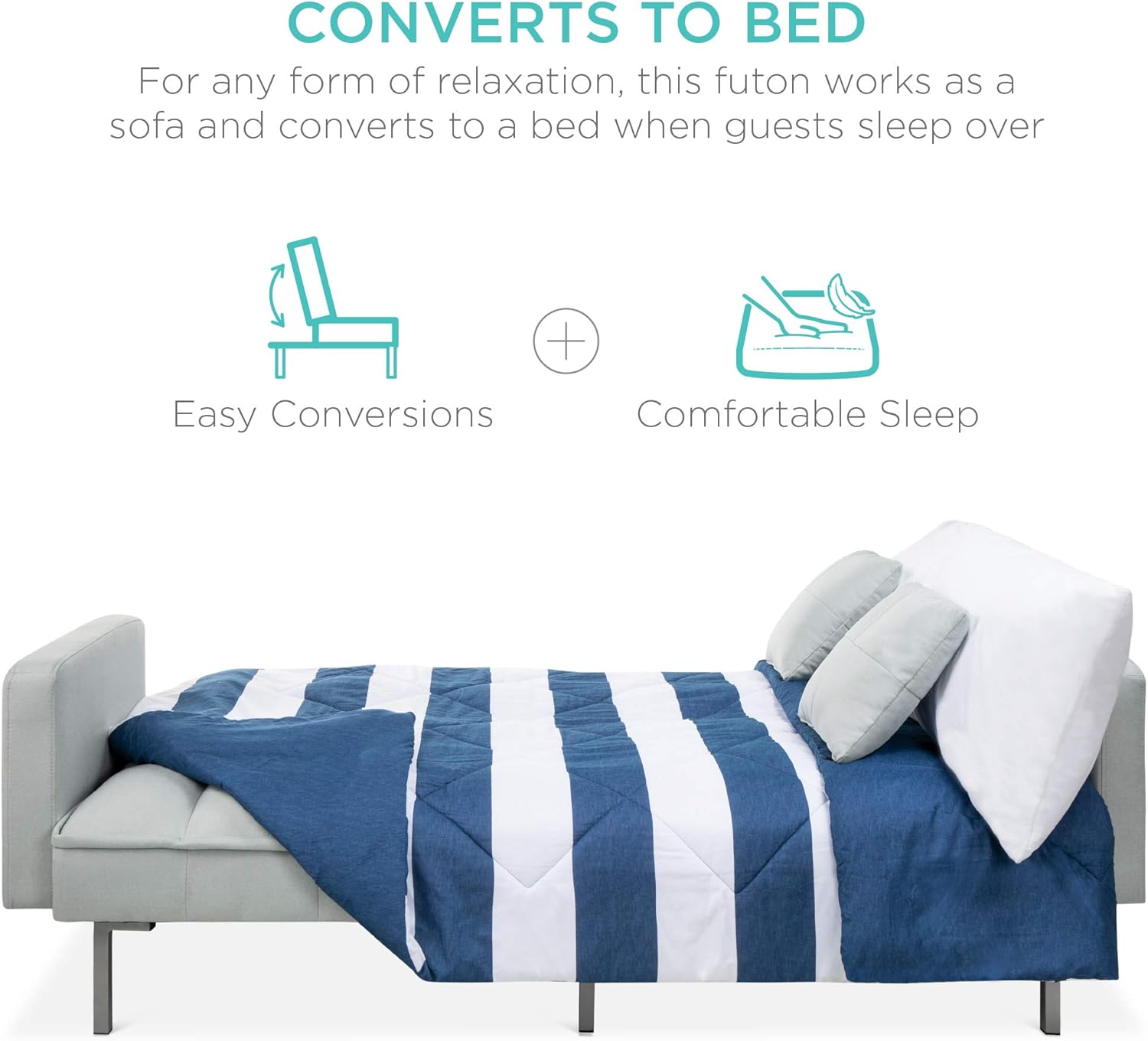 Our review: The Best Choice Convertible⁣ Futon for Style & Comfort