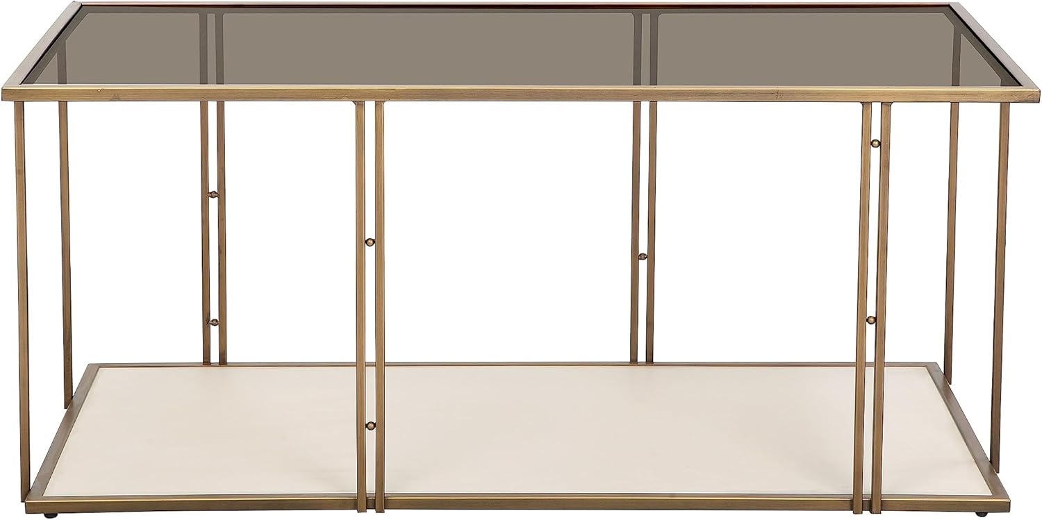 Why We Love the TOV Emma Cream Ash & Glass Coffee Table