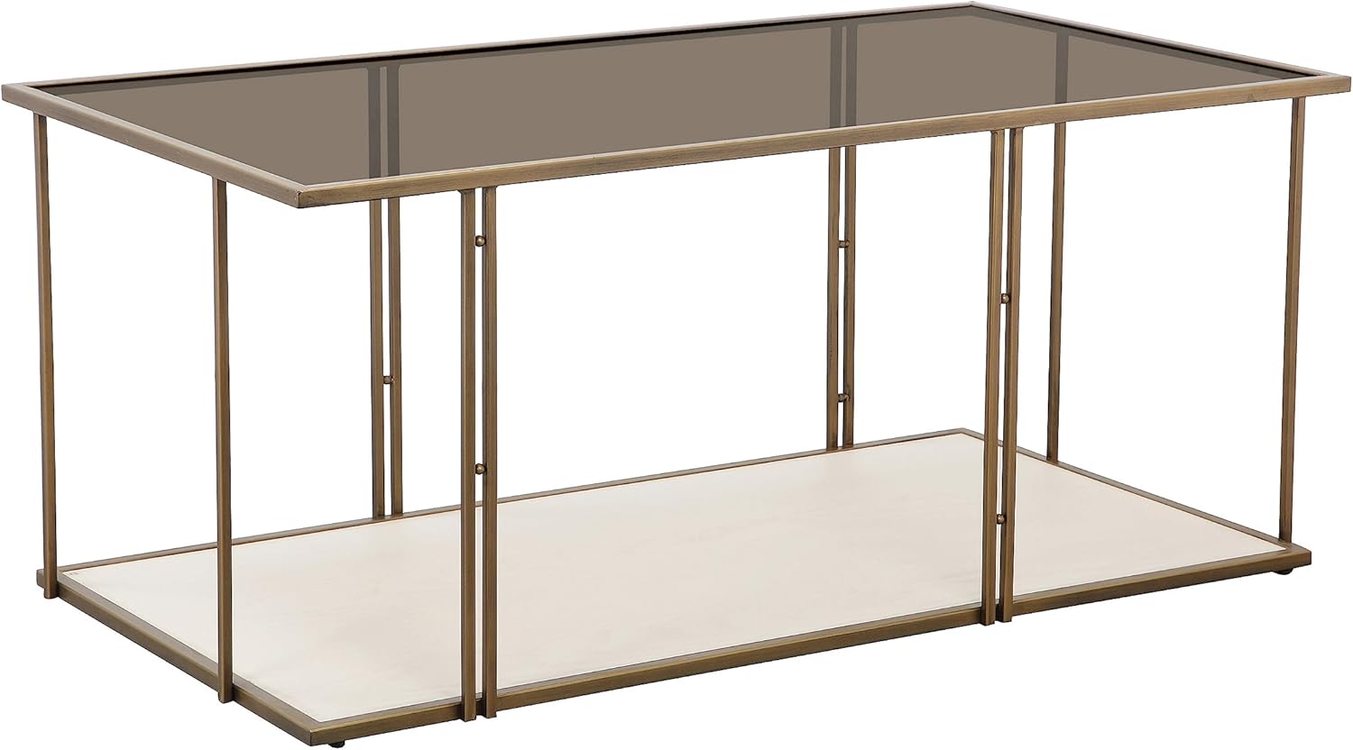 Why We Love the TOV Emma Cream ash & Glass Coffee Table