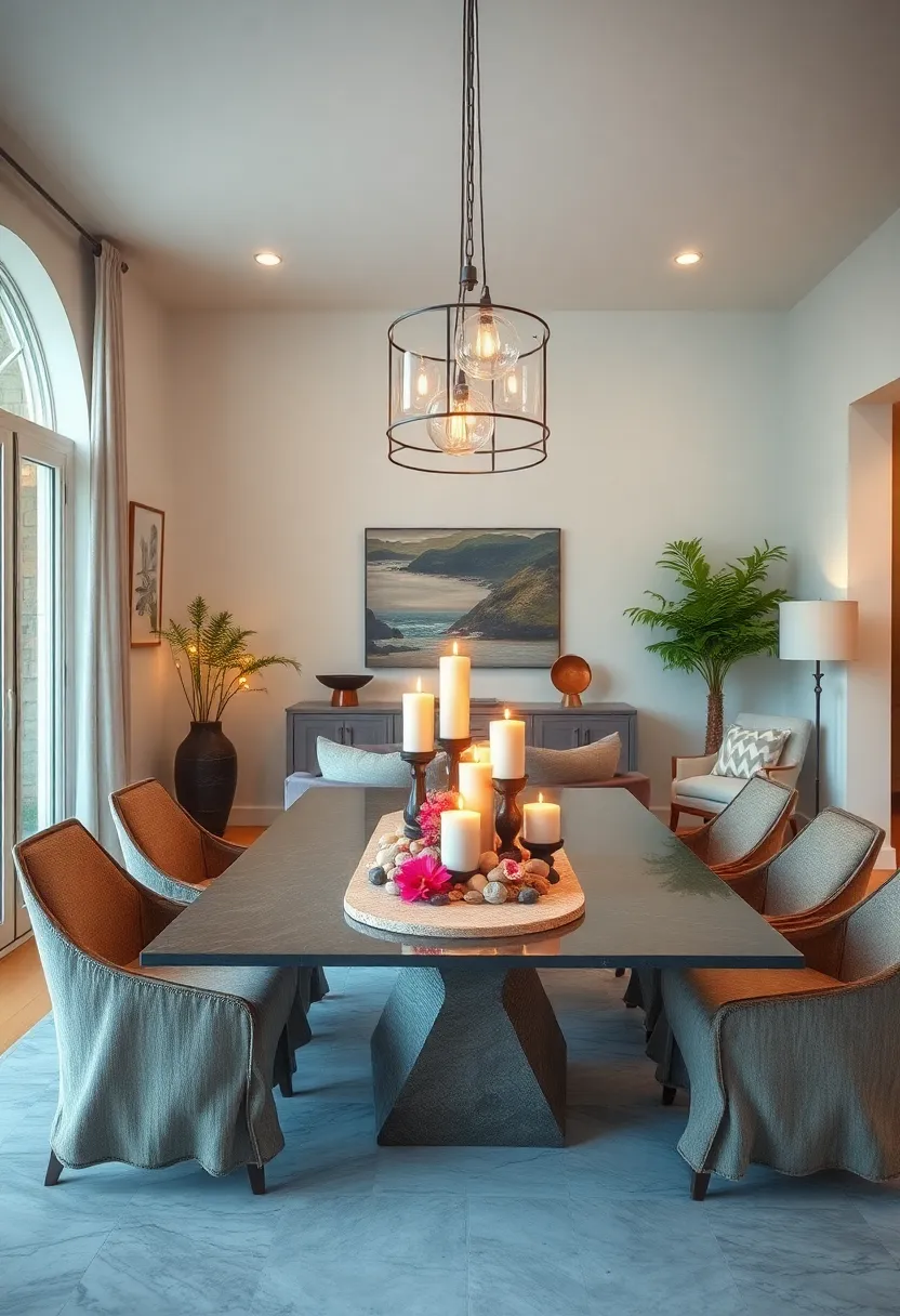 DIY a Unique Centerpiece‍ using Candles, Stones, or Seasonal Items